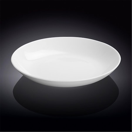 Wilmax 10 in. Round Deep Plate, White, 18PK WL-991118 / A